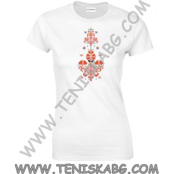 Fruit of the Loom Тениска - Шевица Бродерия 1144