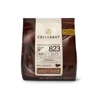 Callebaut 823 mléčná čokoláda 33,6% 400 g