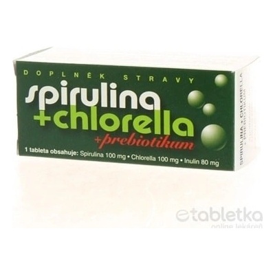 Naturvita Spirulina+Chlorella+inulín tabliet 90 ks