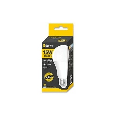 Ecolite LED žárovka E27, 15 W, 1700 lm denní bílá
