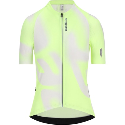 Q36.5 Фланелка с къс ръкав за колоездене Q36.5 Gregarius Pro Big Logo Jersey Cycling jersey - Light Fluo Yellow (056-3877-0114)