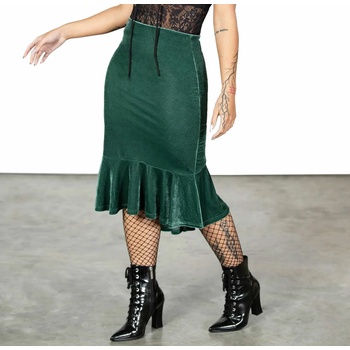 Image 1 of KILLSTAR дамска пола KILLSTAR - Drusilla Midi- Тъмнозелено - KSRA008861