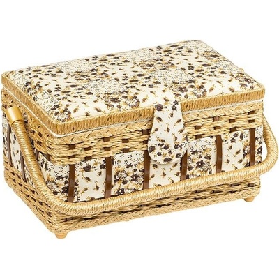 Bellatex BOX na šití 28x18x15 cm Béžová,Hnědá