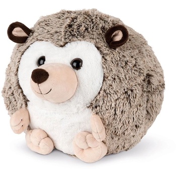 Cozy Noxxiez Уютна възглавница за затопляне на ръце Noxxiez, плюшена играчка, таралежчета, 3 в 1, за деца 3+, с мек пълнеж и странични отвори за ръце, 35x35x35 см, 400 гр. , изработена от висококачествен полиестер, перфектен комфорт и топлина, светлокафяв