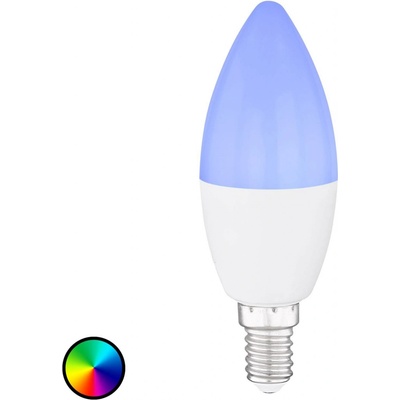 Globo LED žiarovka sviečka E14, 4,5W Tuya-Smart RGBW CCT 106754SH