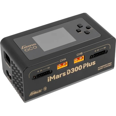 Gens Ace Acepow Electronics Co. Ltd GensAce Imars D300 Plus G-Tech Dual Channel AC/DC 300W/700W nabíjač/vybíjač čierny