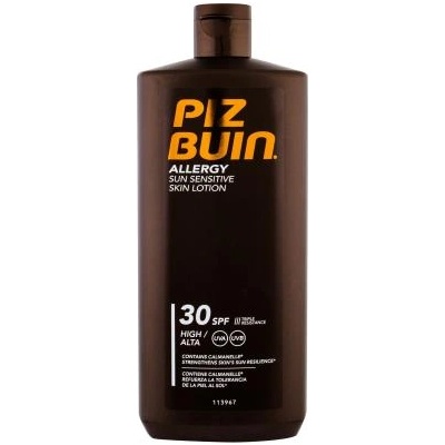 PIZ BUIN Allergy Sun Sensitive Skin Lotion SPF30 водоустойчив слънцезащитен лосион против слънчева алергия 400 ml