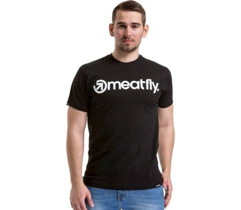 Meatfly tričko Logo black