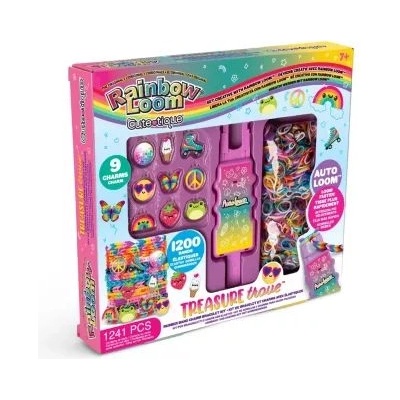 Kensho Rainbow Loom: Автоматичен стан - комплект за изработка на гривни Cute-Tique Treasure Mine
