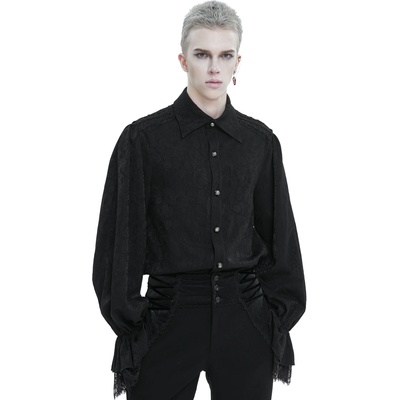 Devil fashion мъжка риза с дълъг ръкав DEVIL FASHION - Daily Gothic Lantern - SHT08301