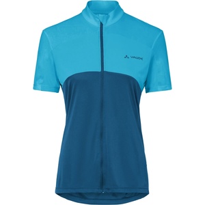 Vaude Дамска фланелка с къс ръкав за колоездене Vaude Women's Matera Full Zip Tricot Cycling jersey - Shore Blue - размер 40 (EU) (156-1318-1114)