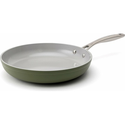 Elmich Nepřilnavá keramická pánev Zen 26 cm - olivově zelená