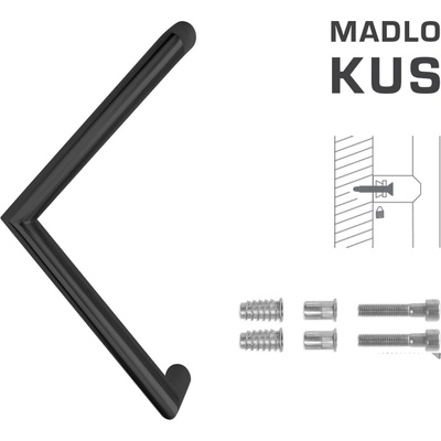 MPkovania FT - MADLO kód K14 Ø 30 mm ST ks Rozteč madla: 300 mm, Rozmer profilu madla: Ø 30 mm, Dĺžka: 330 mm