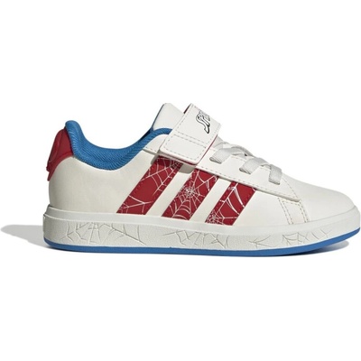 adidas chlapčenská rekreačná obuv -Grand Court Spider Man K cloud white/pure ruby/bright blue