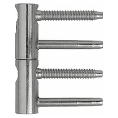 Walteco Nastaviteľný záves pre drevené dvere priemer 16 mm biely pozink 68 kg 80074