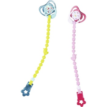 Zapf Creation Baby born Dudlík se sponkou 824474 1 růžový