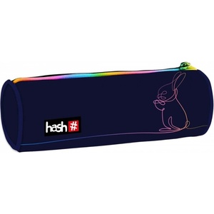 HASH Ученически цилиндричен несесер, HASH, Rainbow Bunny, 8 x 22 x 8 cm (AS505023068)