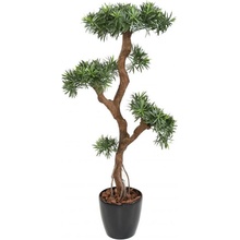 Umelý Bonsai Podocarpus - krútený kmeň, 135cm