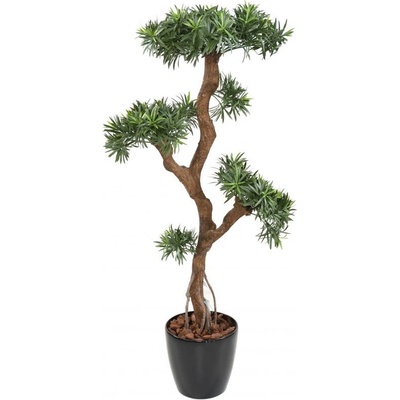 Umelý Bonsai Podocarpus - krútený kmeň, 135cm