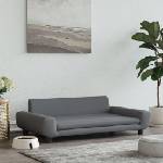 vidaXL Кучешко легло тъмносиво 100x54x33 см кадифе (171983)