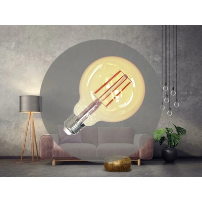 NEDES LED Stmievateľná žiarovka FILAMENT VINTAGE G95 E27/12W/230V 2000K ND4072