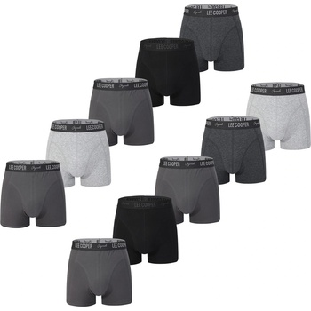 Lee Cooper Мъжки боксерки Lee Cooper Essential Boxer Trunk 10-Pack Mens - Multi Grey