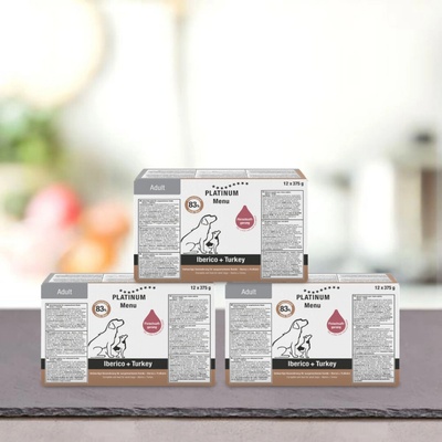 Platinum Menu Iberico Turkey 36 x 375 g
