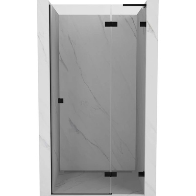 Mexen Lunar L душ кабина с отваряеми врати дясна 90 см, прозрачна, черна - 834L-090-000-70-00-P (834L-090-000-70-00-P)