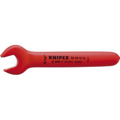 Knipex Otvorený stranový kľúč 9/16" VDE do 1000 V, palcový 98 00 9/16