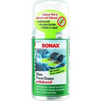 SONAX Antibakteriální čistič klimatizace, 100ml - Green Lemon – Zboží Mobilmania