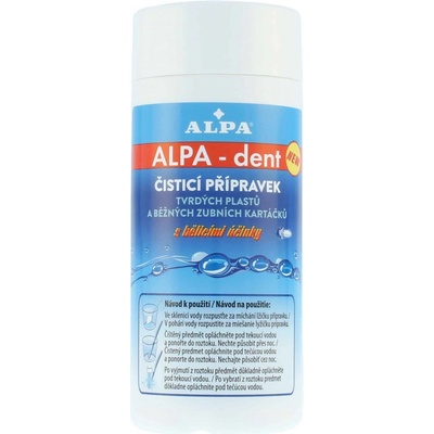 Alpa Dent prášek na čistenie protéz 150 ml