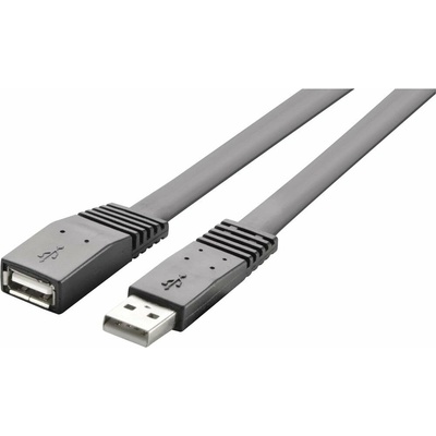 Renkforce RF-4096101 USB 2.0 USB-A zástrčka USB-A zásuvka 3m černý