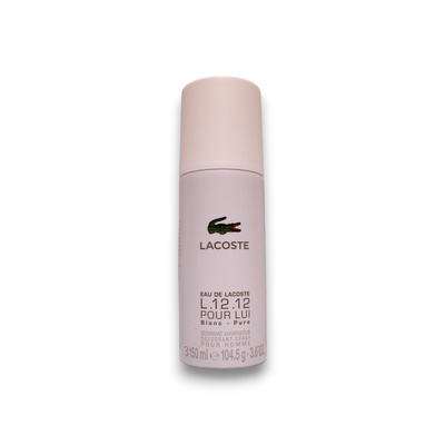 Lacoste Eau de Lacoste L. 12.12 Blanc Дезодорант спрей за мъже 150 ml