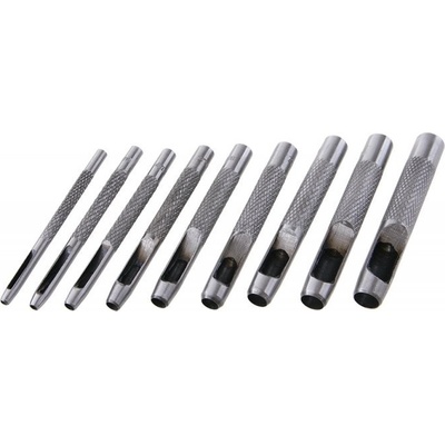 děrovače 9 ks, 2,5 až 10mm 124690