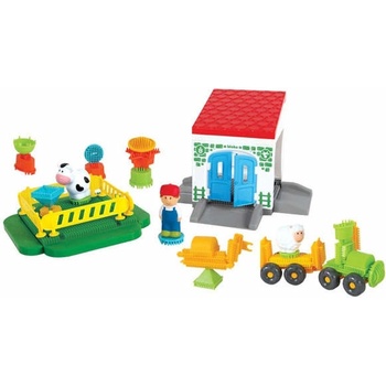 MOCHTOYS Sada kostek FARMA 100 ks