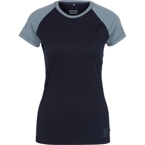 Stoic Дамско мериносово термобельо Stoic Women's Merino180 BengtSt. S/S Merino base layer - Dark Navy / Pale Blue Grey - размер XL (115-2390-0716)