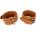 ZADO Leather Wrist Cuffs 2030705 Brown