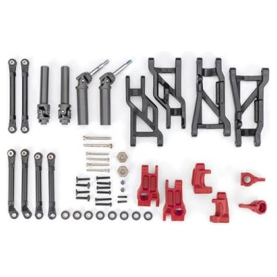 Traxxas комплект за преобразуване на шаси HD червен (за Slash)