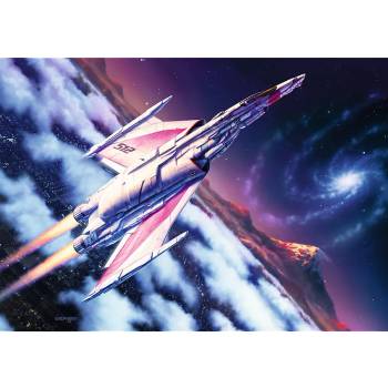 Trefl - Puzzle Premium Plus Tea Time: Space flight - 1 000 piese