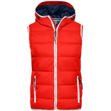 James & Nicholson dámska prešívaná vesta JN1075 Red