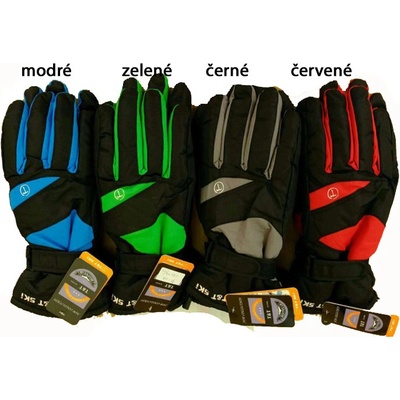 Delfin pánské zimní lyžařské prstové rukavice