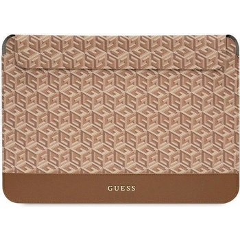 GUESS Чанта за лаптоп Guess GUCS14HGCFSEW 14"", кафява, GCube Stripes (KXG0073941)