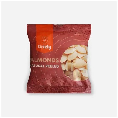 Grizly Mandle natural loupané 50 g