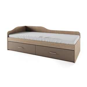 Bogdan Furniture I Легло Mod 2023 с чекмеджета, Мока/Лате