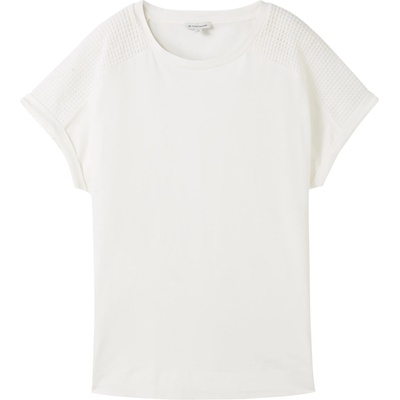 Tom Tailor Тениска бяло, размер xs