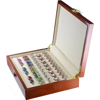 Amparo miranda dřevěná kazeta na manžetové knoflíky AM900 hnědá