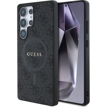 GUESS Калъф Guess - Leather, Galaxy S25 Ultra, MagSafe, черен (3666339441715)