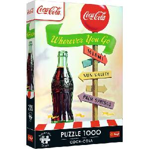 Trefl Пъзел Trefl от 1000 части - Coca-Cola: Където и да отидеш (12098)