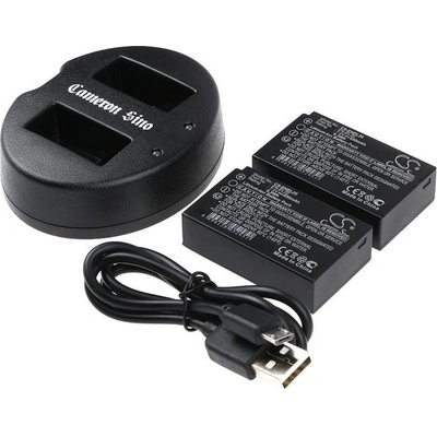 Cameron Sino Батерия със зарядно устройство за Nikon Coolpix P950, 1 V3, Coolpix P1000 и други, 850 mAh, Li-Ion (CS-CB006)