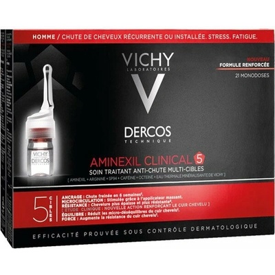 VICHY Dercos Aminexil Clinical 5 muži 21×6 ml